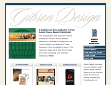 Tablet Screenshot of gibsondesign.com